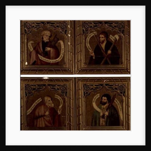 SS. Peter, Andrew, Philip and Bartholomew, 1468 by Nicolas Frances