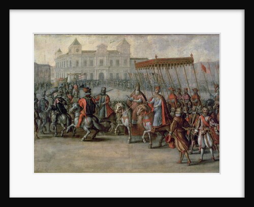 The Entrance of Charles V into Bologna for his Coronation by Juan de la Corte