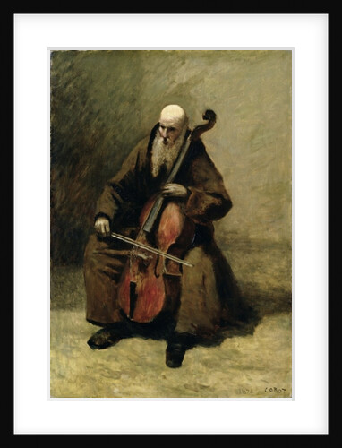 The Monk, 1874 by Jean Baptiste Camille Corot