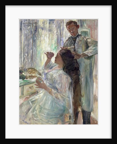 Charlotte Corinth At Her Dressing Table, 1911 by Lovis Corinth