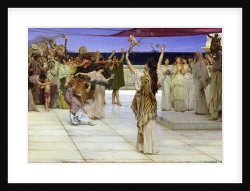 A Dedication to Bacchus, 1889 by Lawrence Alma-Tadema