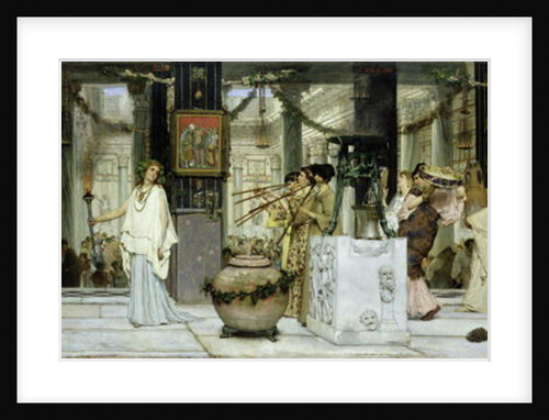 The Vintage Festival in Ancient Rome, 1871 by Lawrence Alma-Tadema