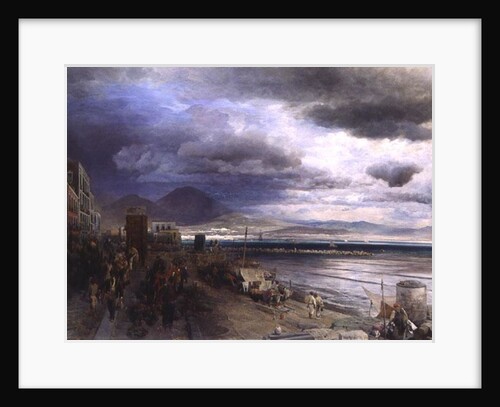 The Coast of Naples, 1877 by Andreas Achenbach