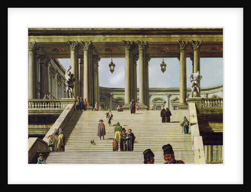 Ideal Landscape with Palace Steps, 1762 by Bernardo Bellotto