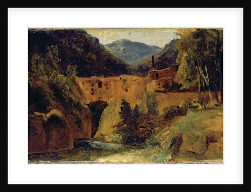 Mill in the valley near Amalfi, 1829 by Karl Blechen