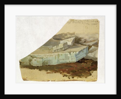 Ice Floe, 1840 by Caspar David Friedrich