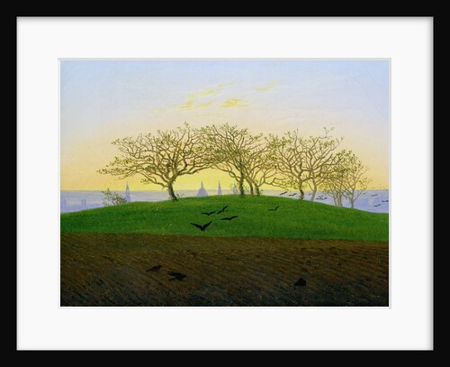 Hills and Ploughed Fields near Dresden, 1825 by Caspar David Friedrich