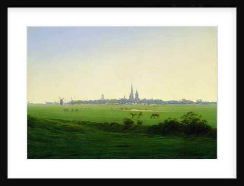 Meadows near Greifswald, 1821-22 by Caspar David Friedrich