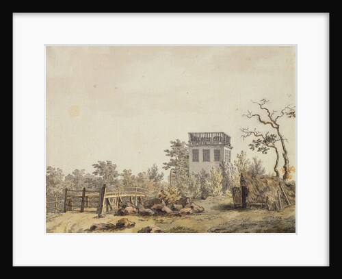 Landscape with a Pavilion, c. 1797 by Caspar David Friedrich