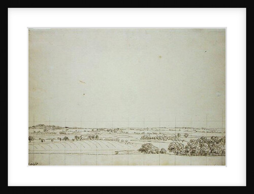 View towards Putbus by Caspar David Friedrich