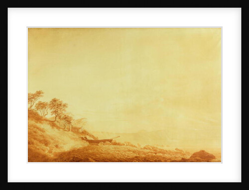 Looking towards Arkona at sunrise, 1801 by Caspar David Friedrich