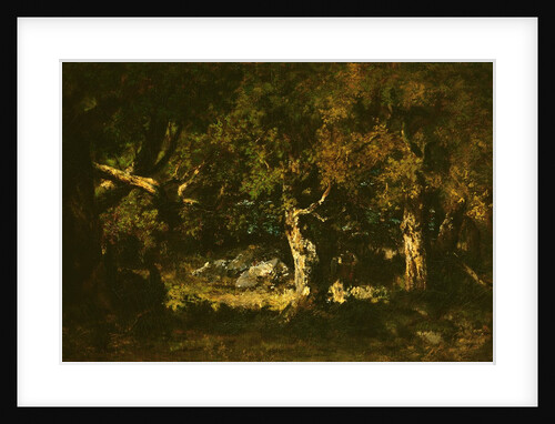 Woodland Thicket by Narcisse Virgile Diaz de la Pena