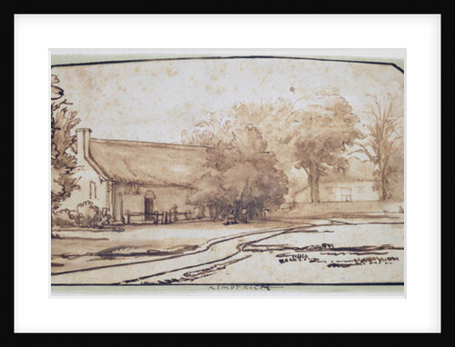 Landscape with a Peasant's House, 1640s by Abraham Furnerius