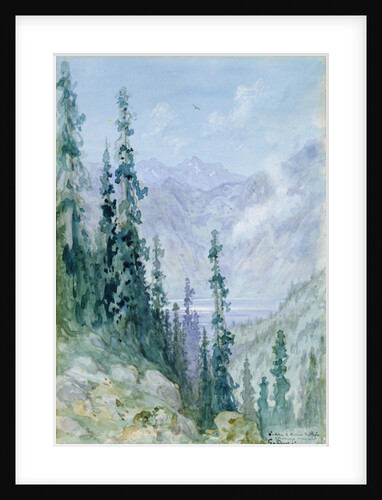 Mountainous landscape, 1876 by Gustave Dore