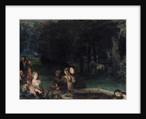 The Villa Borghese, 1870-71 by Hans von Marees