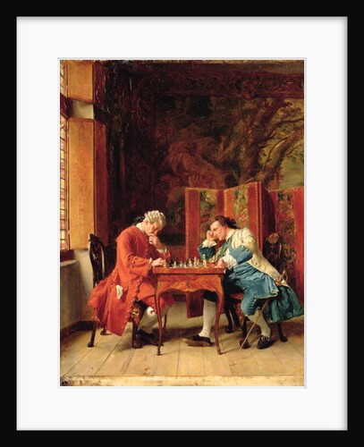 The Chess Players, 1856 by Jean-Louis Ernest Meissonier