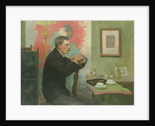The Painter Julius Wohlers in his Studio, 1895 by Alfred Mohrbutter