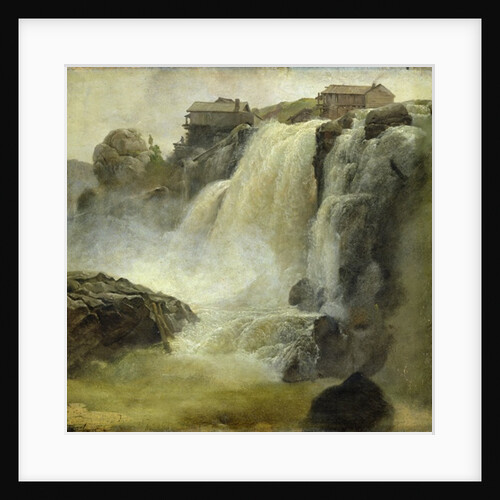 Haugfoss in Norway, 1827 by Christian Ernst Bernhard Morgenstern