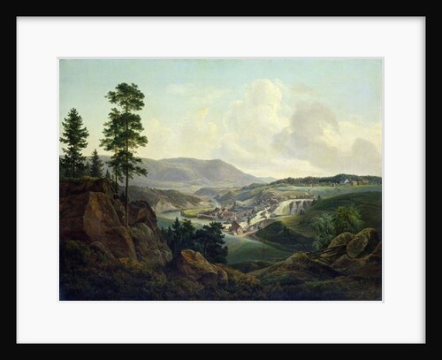 Saw Mill in Norway, 1827 by Christian Ernst Bernhard Morgenstern