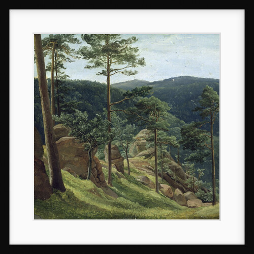 View of Mount Brocken, 1829 by Christian Ernst Bernhard Morgenstern
