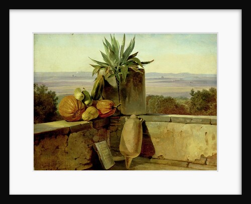 Roman Balcony, 1834 by Friedrich Nerly