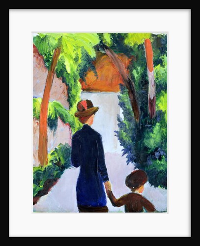 Mother and Child in the Park, 1914 by August Macke