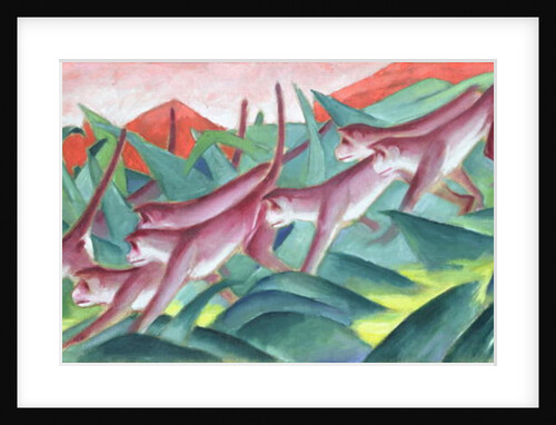 Monkey Frieze, 1911 by Franz Marc