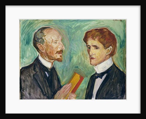 Albert Kollmann and Sten Drevsen, 1901 by Edvard Munch