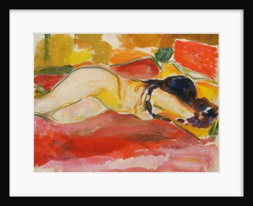Reclining Female Nude, 1912/13 by Edvard Munch