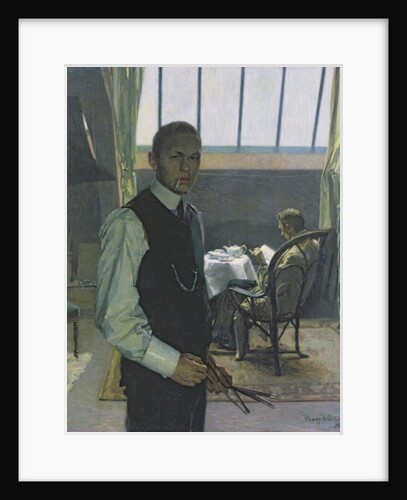 Self Portrait in the Studio, 1904 by Franz Nolken