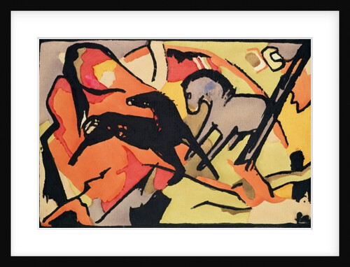 Two Horses, 1911/12 by Franz Marc