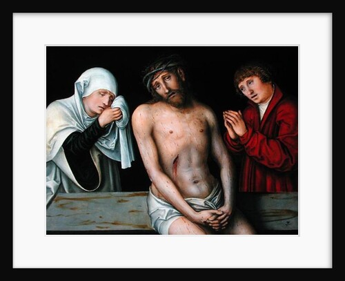 Christ as the Man of Sorrows with the Virgin and St. John by Lucas the Elder Cranach