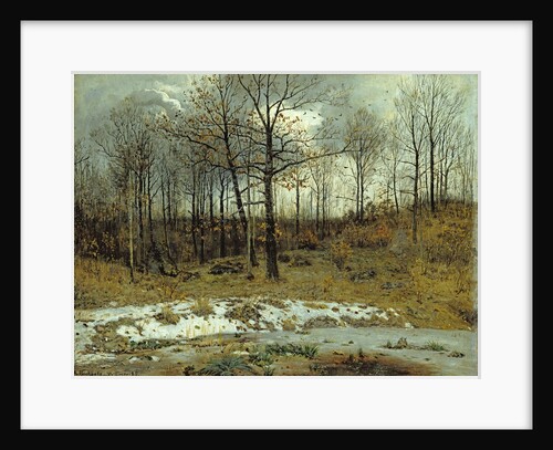 Last Snow at Weimar, 1889 by Karl Buchholz