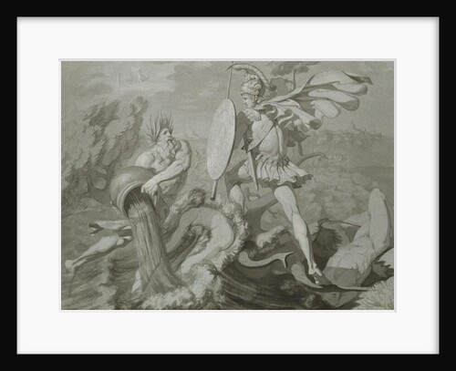 Fight of Achilles with the River Scamander by Philipp Otto Runge