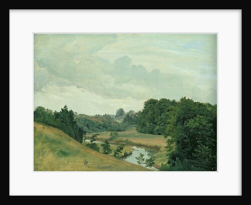 The River Alster at Poppenbuttel in the Morning, 1883 by Johann Herman Carmiencke