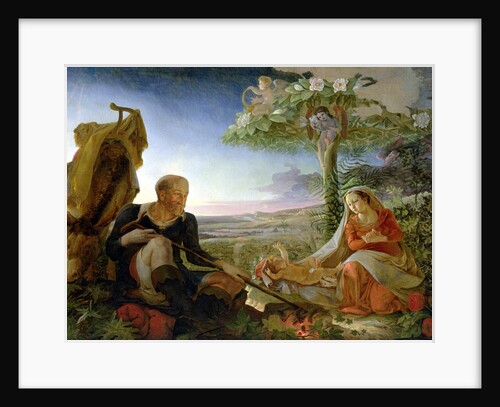Rest on the Flight into Egypt, 1805-6 by Philipp Otto Runge