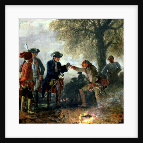 Frederick the Great with Zieten at the Camp, 1852 by Adolph Friedrich Erdmann von Menzel