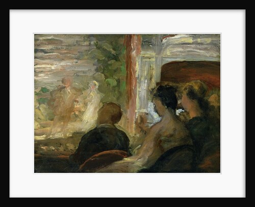 A Box at the Theatre, c.1865-70 by Honore Daumier