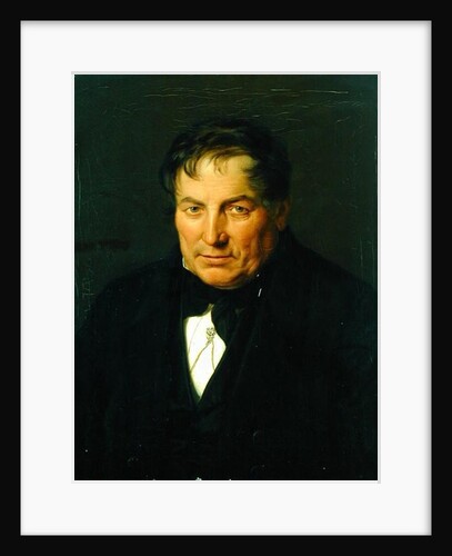 Johann Georg Hackius, 1847 by Carl Eybe