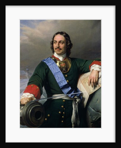 Peter I the Great, 1838 by Hippolyte (1797-1856) Delaroche