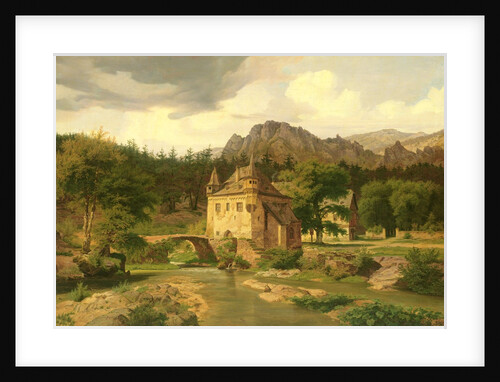 Castle in the Mountains, 1835 by Carl Dahl
