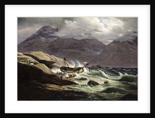 Shipwreck on the Norwegian Coast, 1831 by Johan Christian Dahl