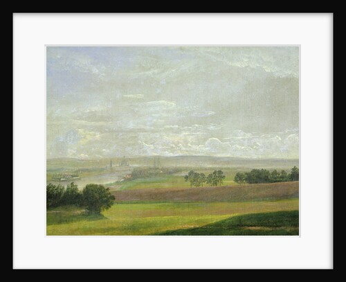 The Elbe Valley Near Dresden by Johan Christian Dahl