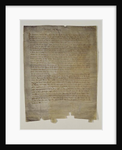 Last will and testament of the artist Master Bertram 1410 by Anonymous