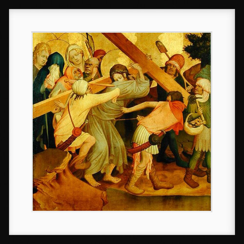 Christ Carrying the Cross, panel from the St. Thomas Altar from St. John's Church, Hamburg, begun in 1424 by Francke Master