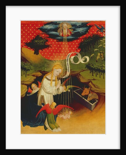 The Nativity, panel from the St. Thomas Altar from St. John's Church, Hamburg, begun in 1424 by Francke Master