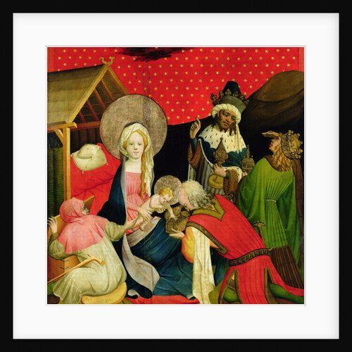 The Adoration of the Magi, panel from the St. Thomas Altar from St. John's Church, Hamburg, begun 1424 by Francke Master