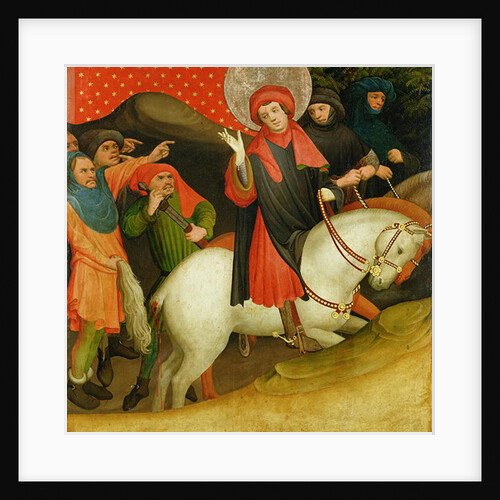 The Mocking of St. Thomas, panel from the St. Thomas Altar from St. John's Church, Hamburg, begun in 1424 by Francke Master