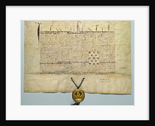 Bull of Charles IV Holy Roman Emperor, 29th January 1365 by German School