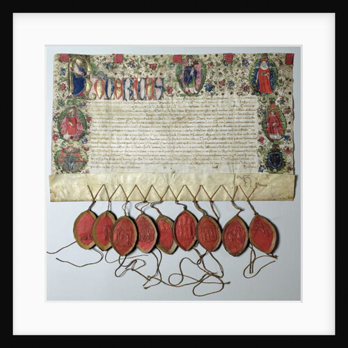 Letter of Indulgence to the Church of St. Nicolas, 22nd June 1484 by Anonymous